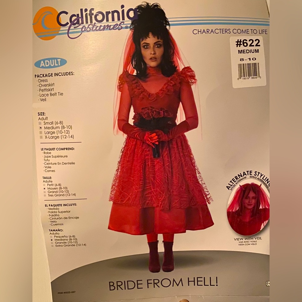 Beetlejuice bride dress
